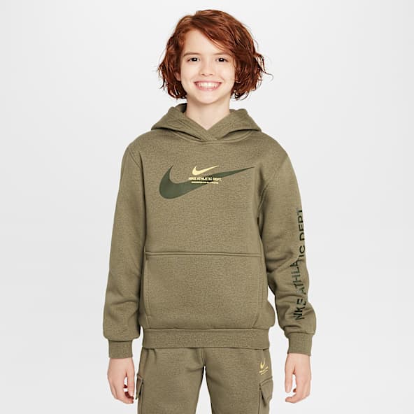 Nike sweater olive green top